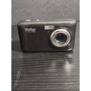 Vivitar ViviCam F128 Black Digital Camera 12MP 2.4 Inch LCD‎ AS IS UNTESTED